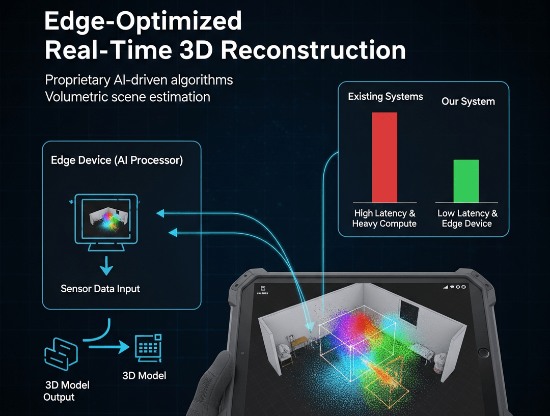 Edge-Optimized Real-Time 3D Reconstruction